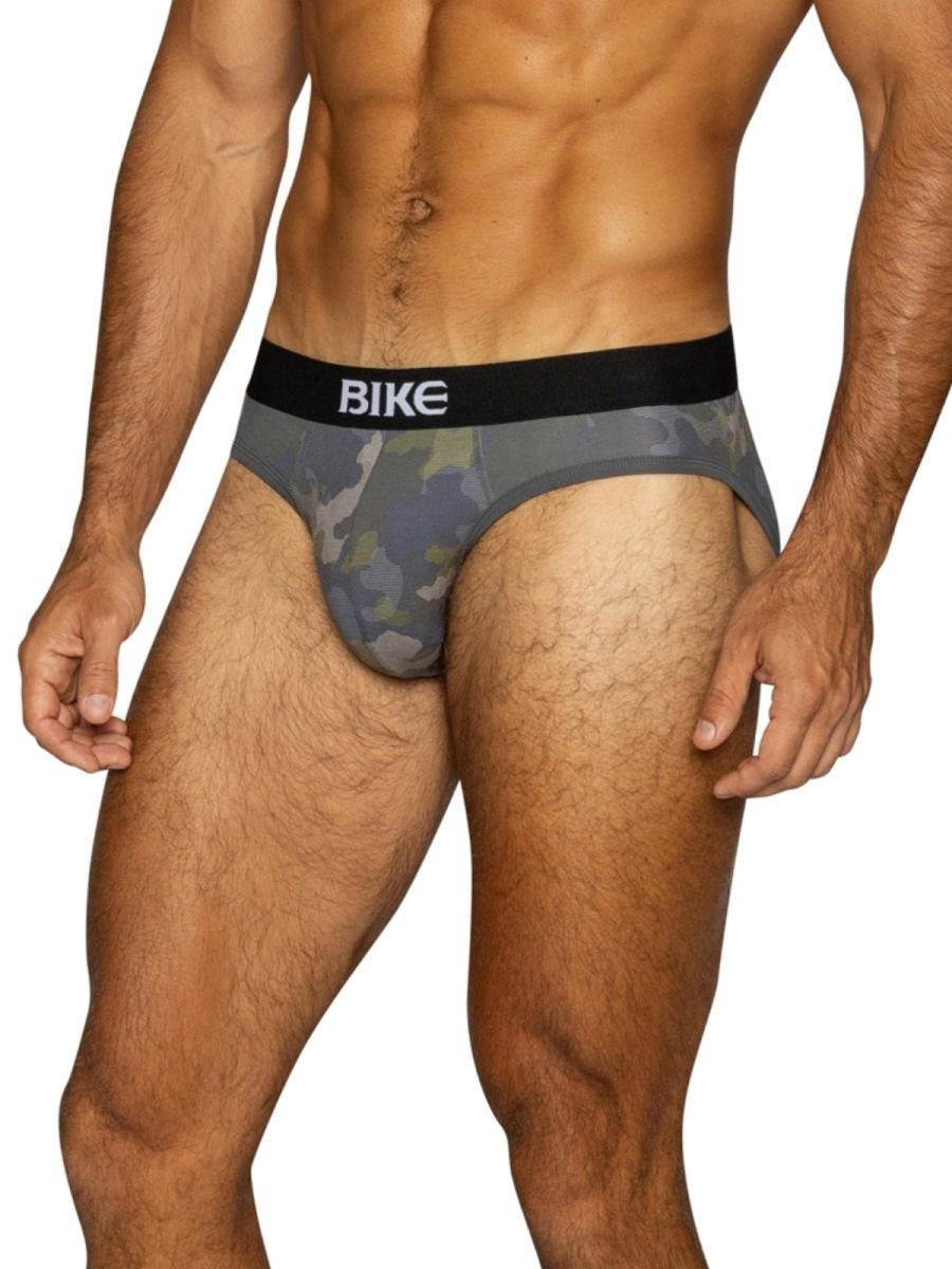 BIKE Athletic BAS327 Stretch Cotton Comfortable Brief Color Camo Plus Sizes