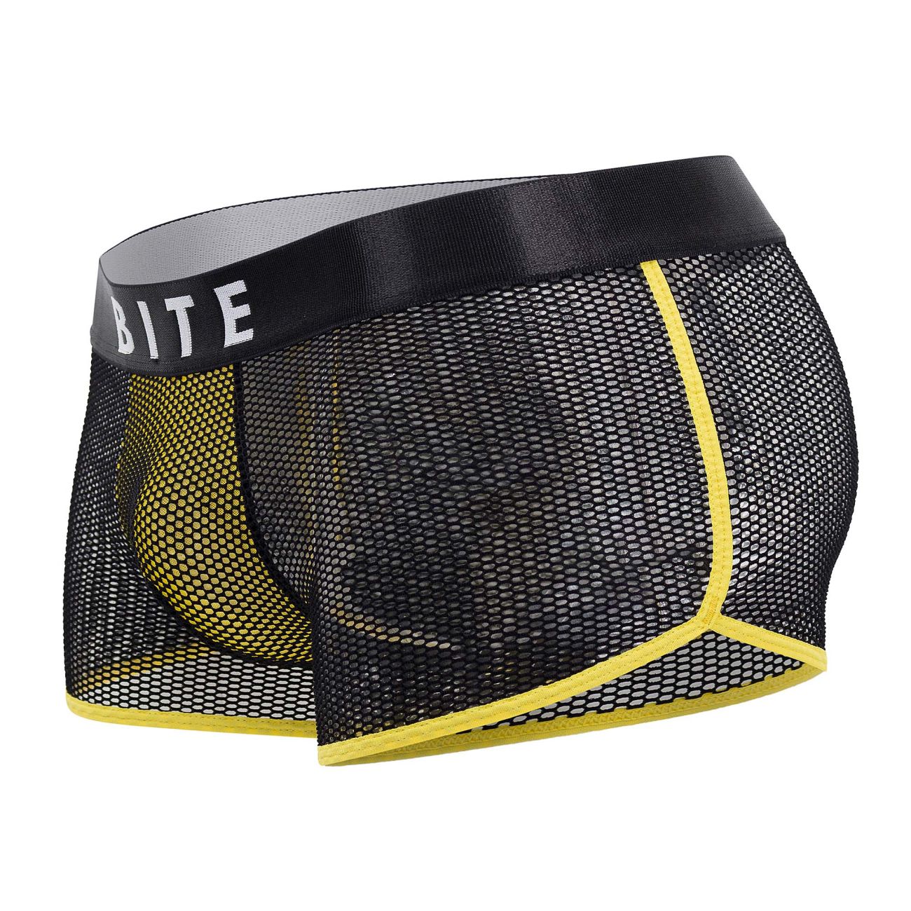 BiteWear BW2023107 Bright Kumquat Trunks Black Yellow