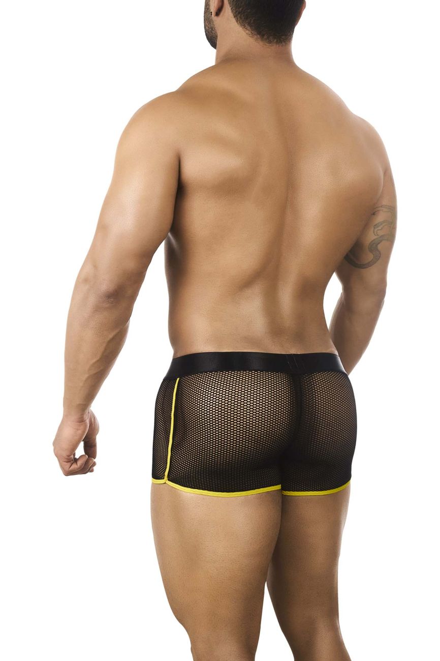 BiteWear BW2023107 Bright Kumquat Trunks Black Yellow