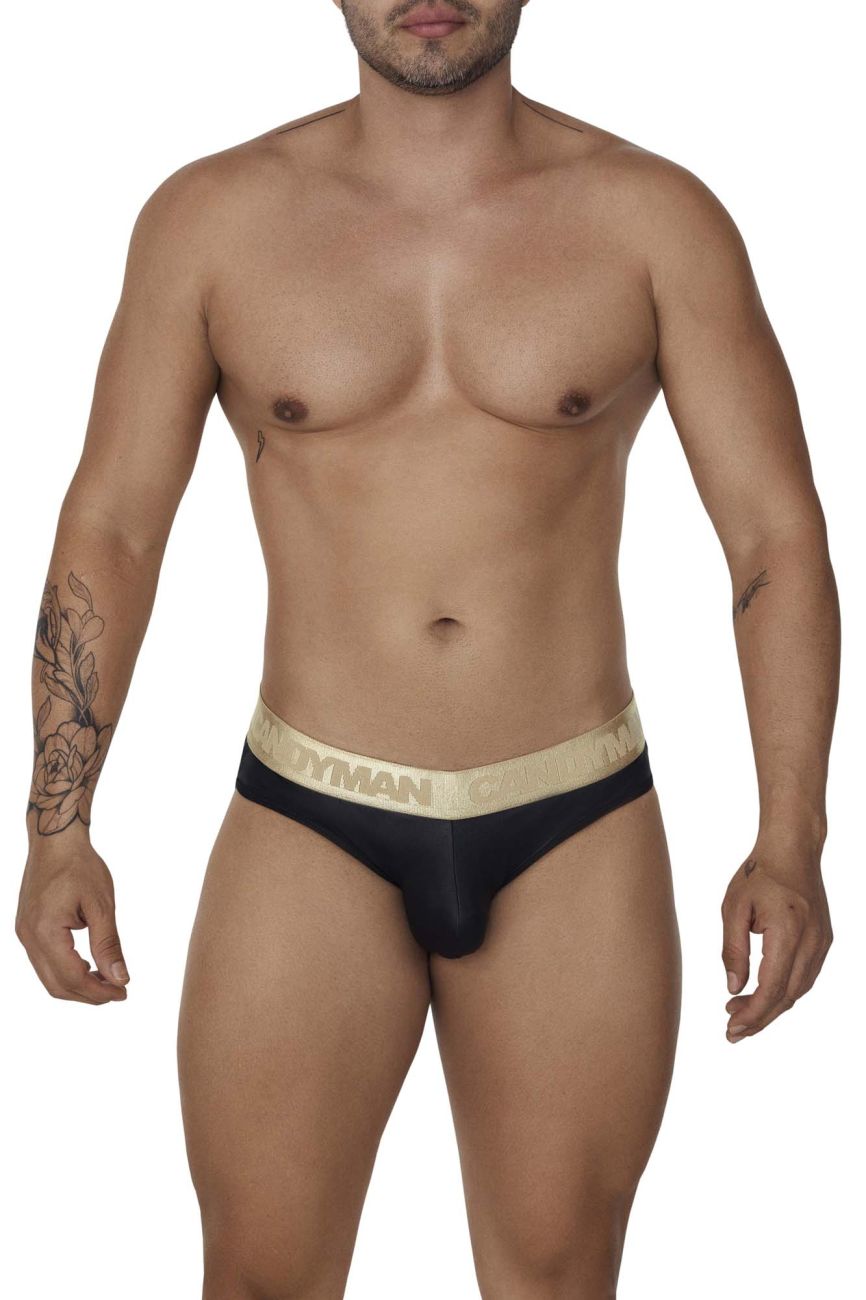 CandyMan 99659 Chain Jock Briefs Black