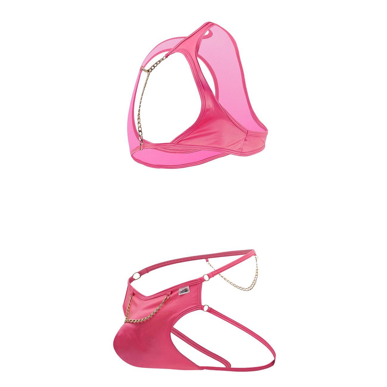 CandyMan 99682 Harness Jock Two Piece Set Pink