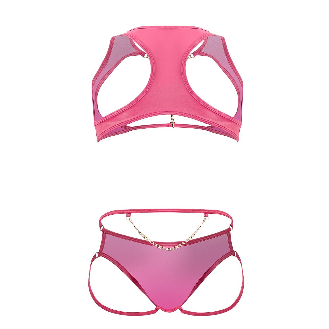 CandyMan 99682 Harness Jock Two Piece Set Pink