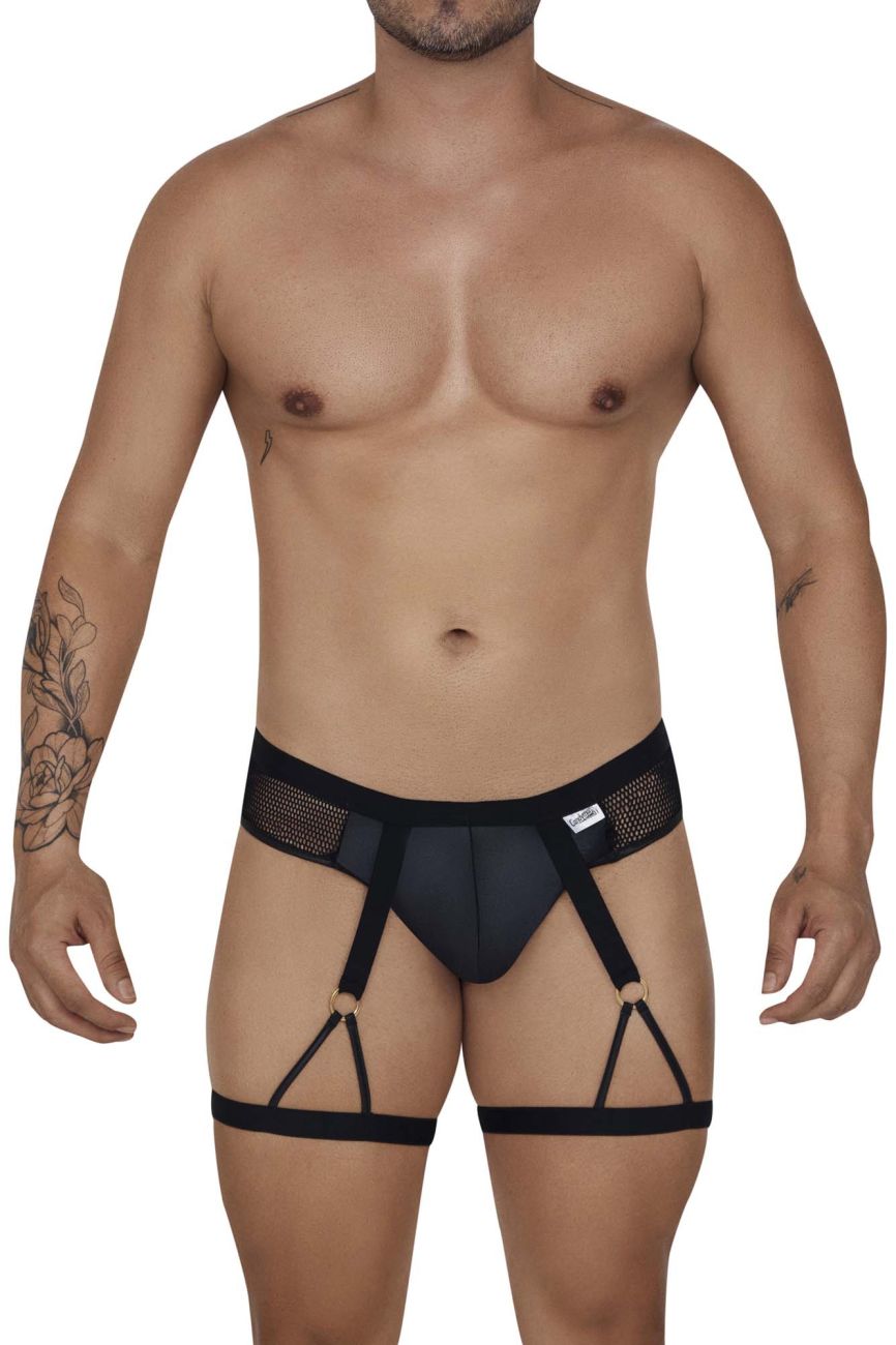 JCSTK - CandyMan 99684 Garter Briefs Black