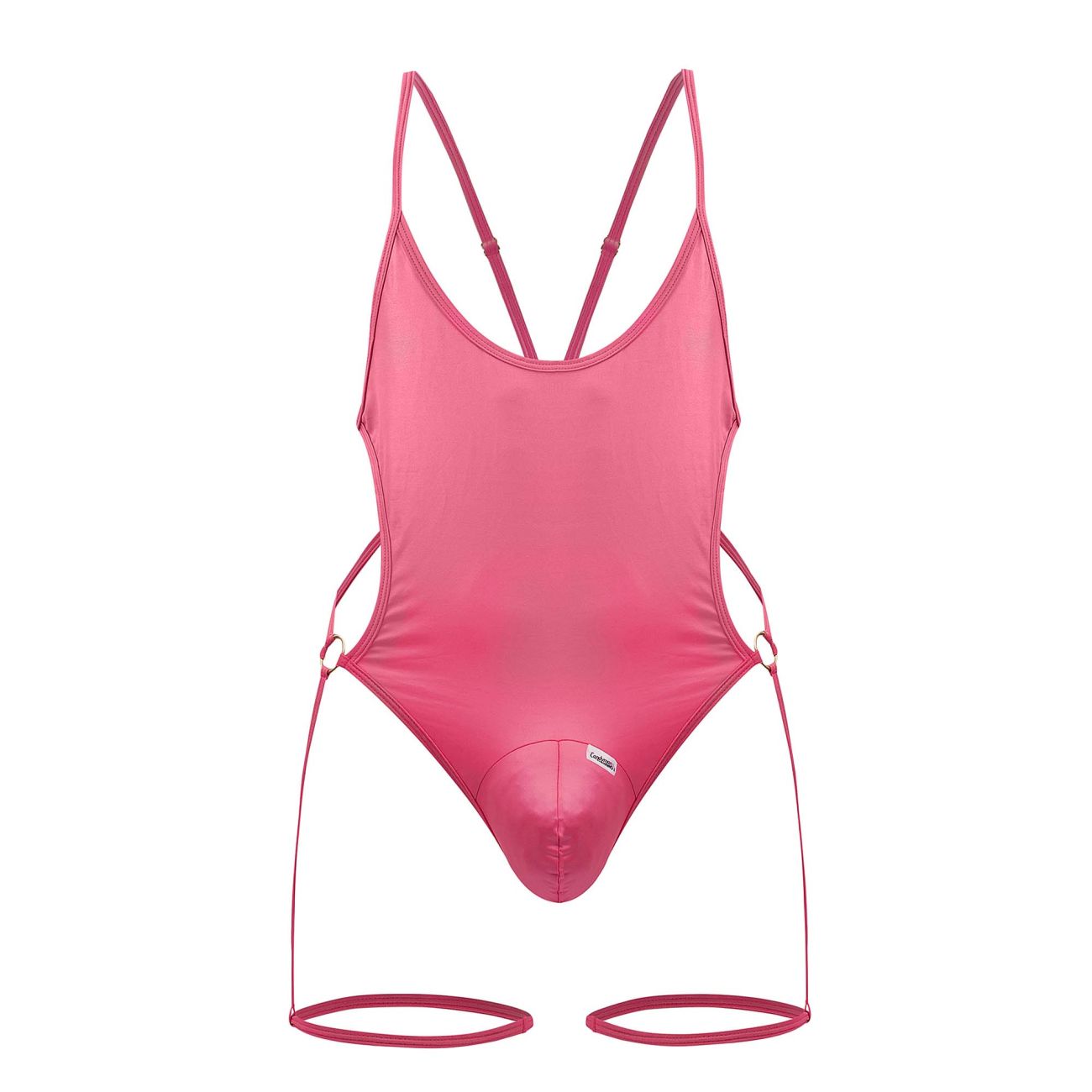 CandyMan 99697 Garter Bodysuit Pink