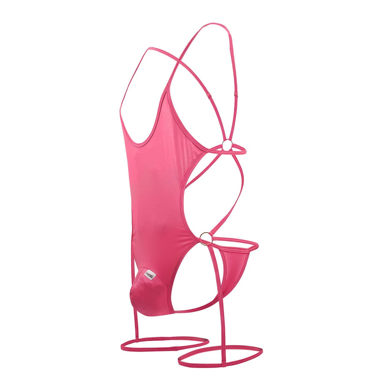 CandyMan 99697 Garter Bodysuit Pink