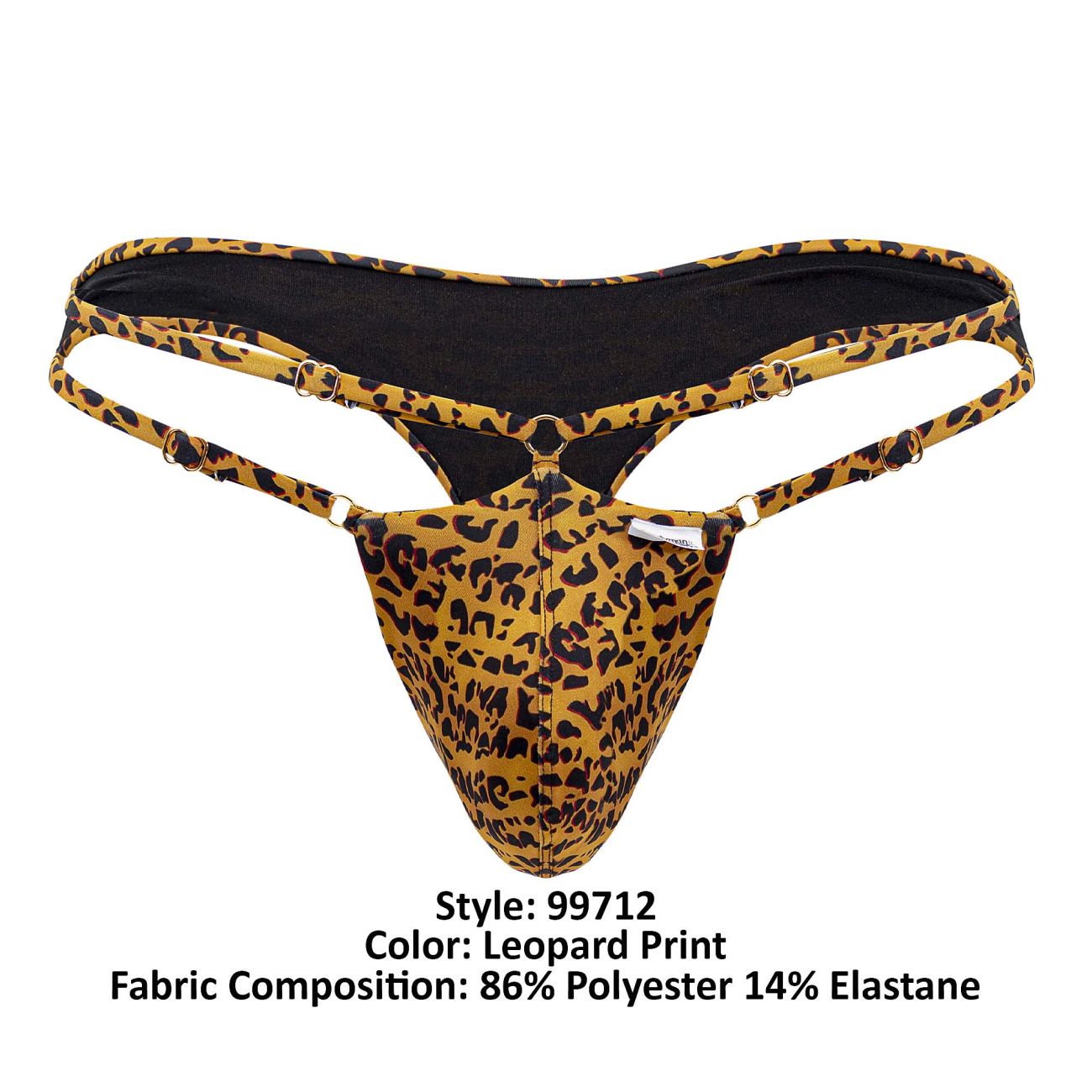 CandyMan 99712 Safari Thongs Leopard Print