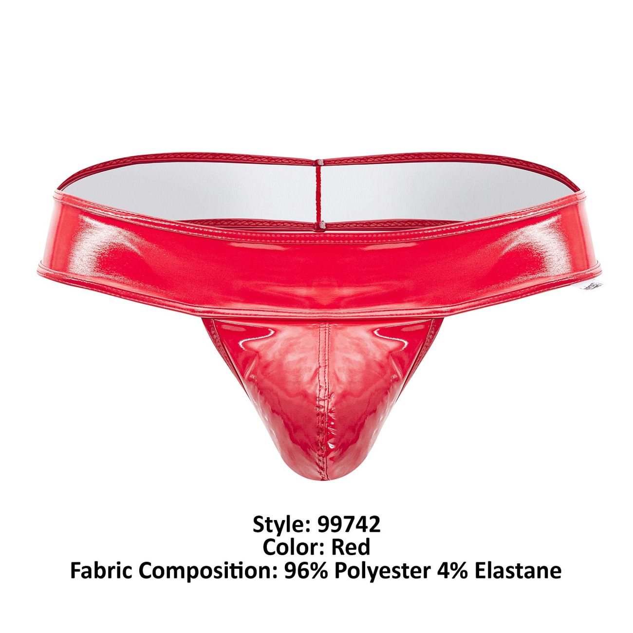 CandyMan 99742 Gloss Thongs Red