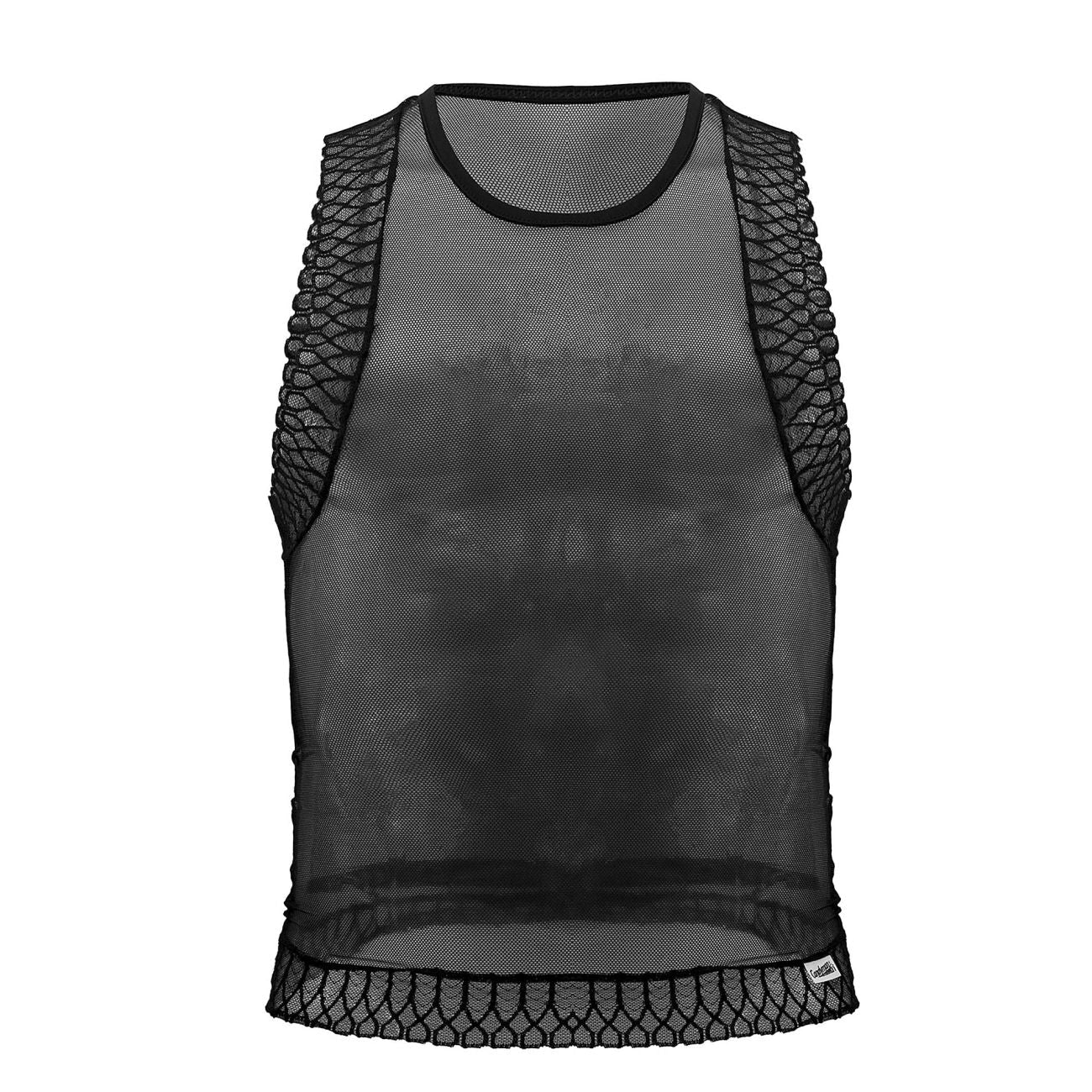 JCSTK - CandyMan 99758 Mesh Tank Top Black