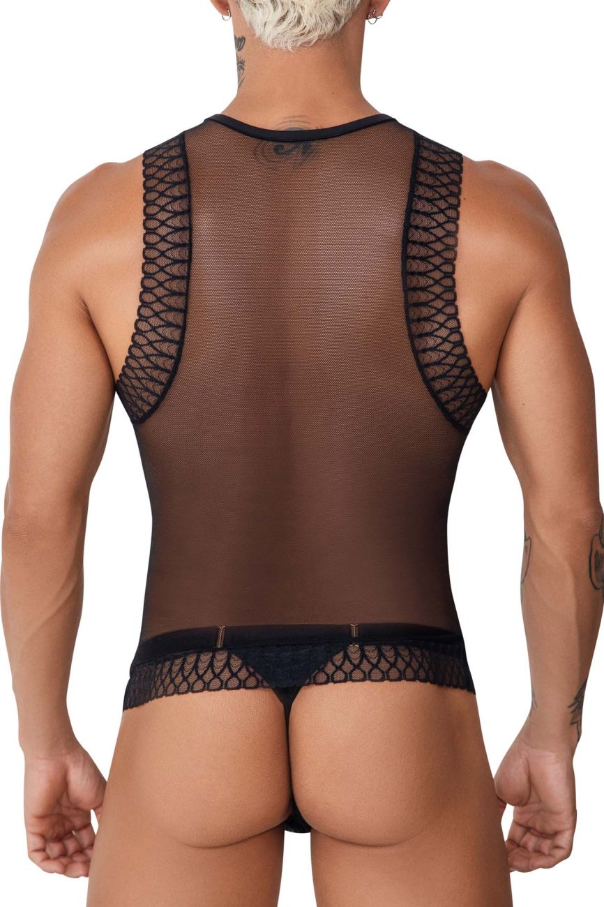 JCSTK - CandyMan 99758 Mesh Tank Top Black