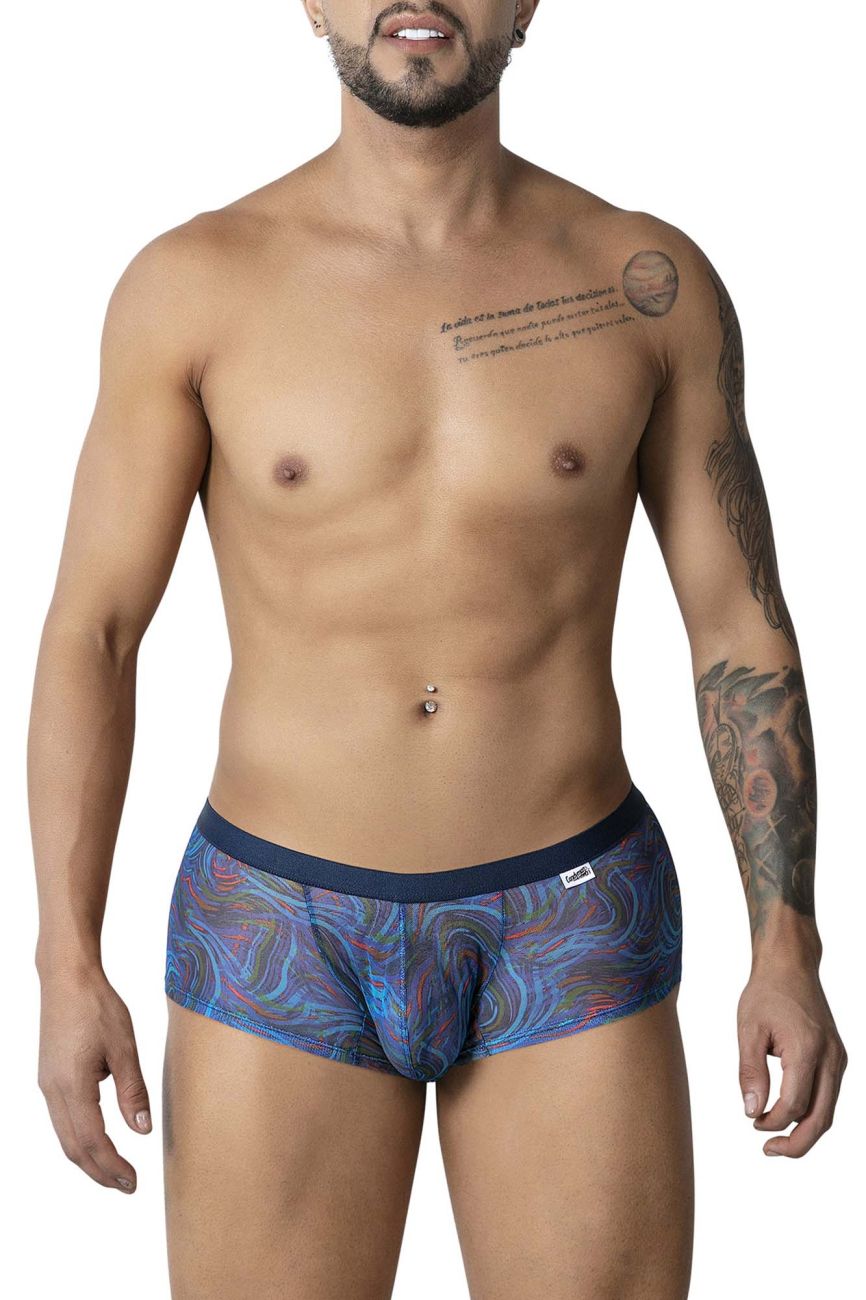CandyMan 99873 Mens Seawater Breathable Mesh Trunks Multicolor Print