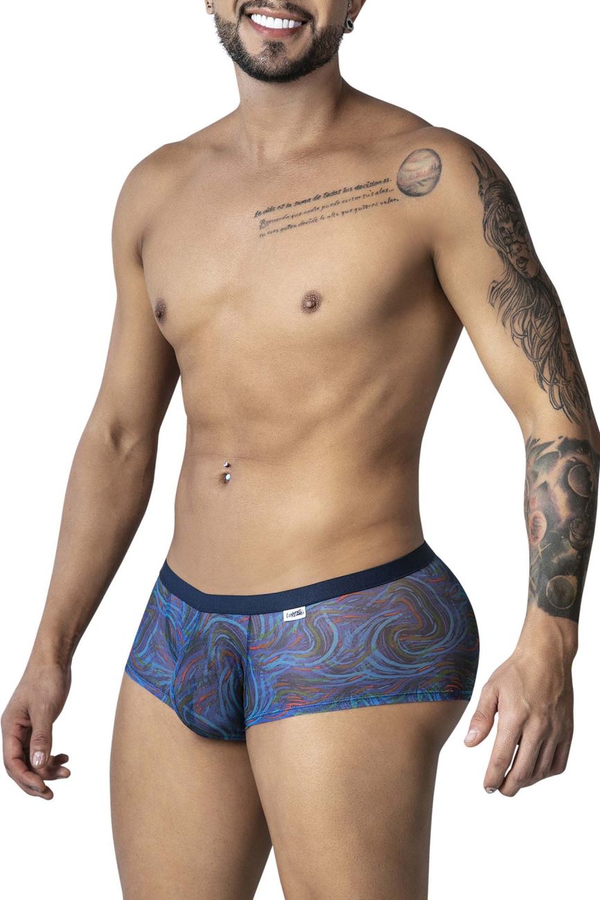 CandyMan 99873 Mens Seawater Breathable Mesh Trunks Multicolor Print