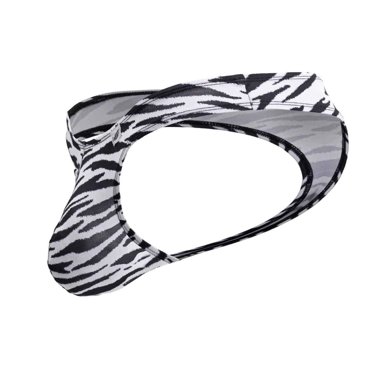 CandyMan 99882 Mens Bold of Confidence Animal Thongs Zebra