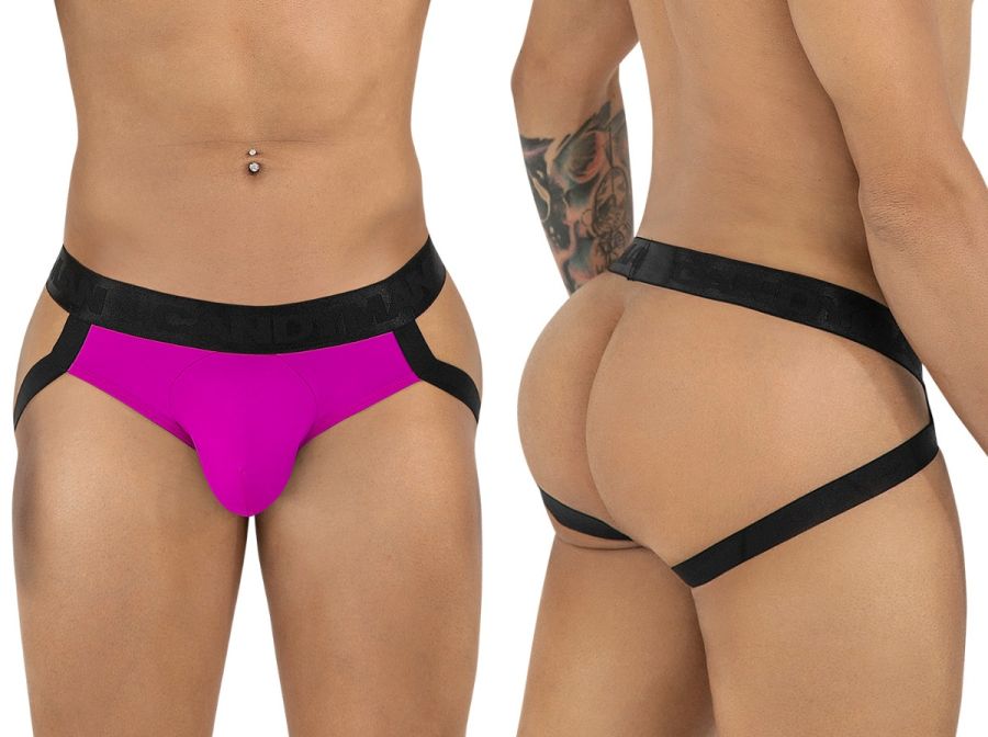 CandyMan 99925 Mens Sleek & Sexy Jockstrap Magenta