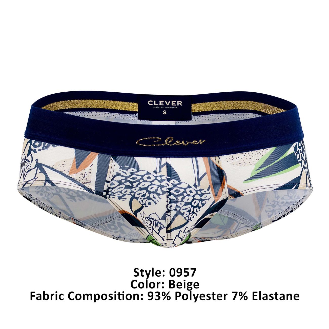 Clever 0957 Jungle Briefs Beige Multi