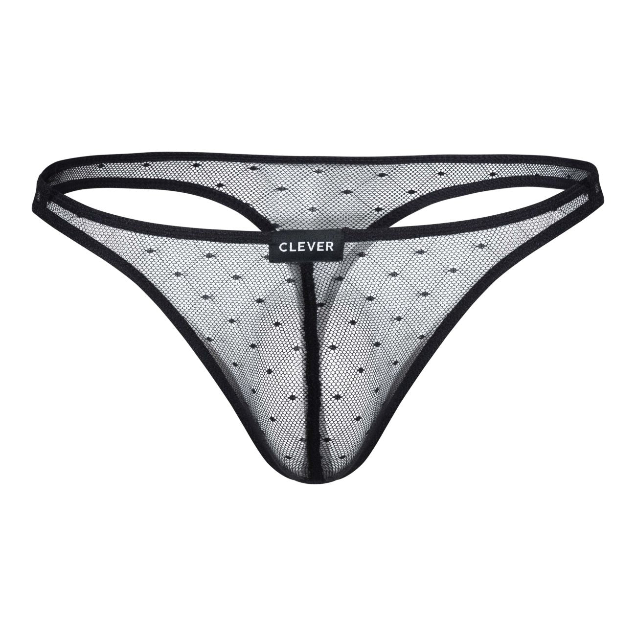 Clever 100008 3PK Australian Latin Thongs Black-Orange-Black