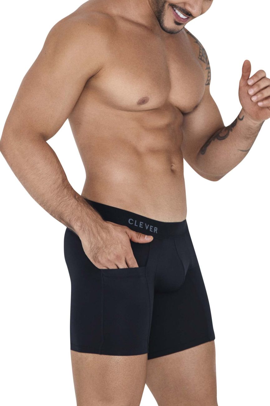 Clever 1528 Arctic Boxer Briefs Black