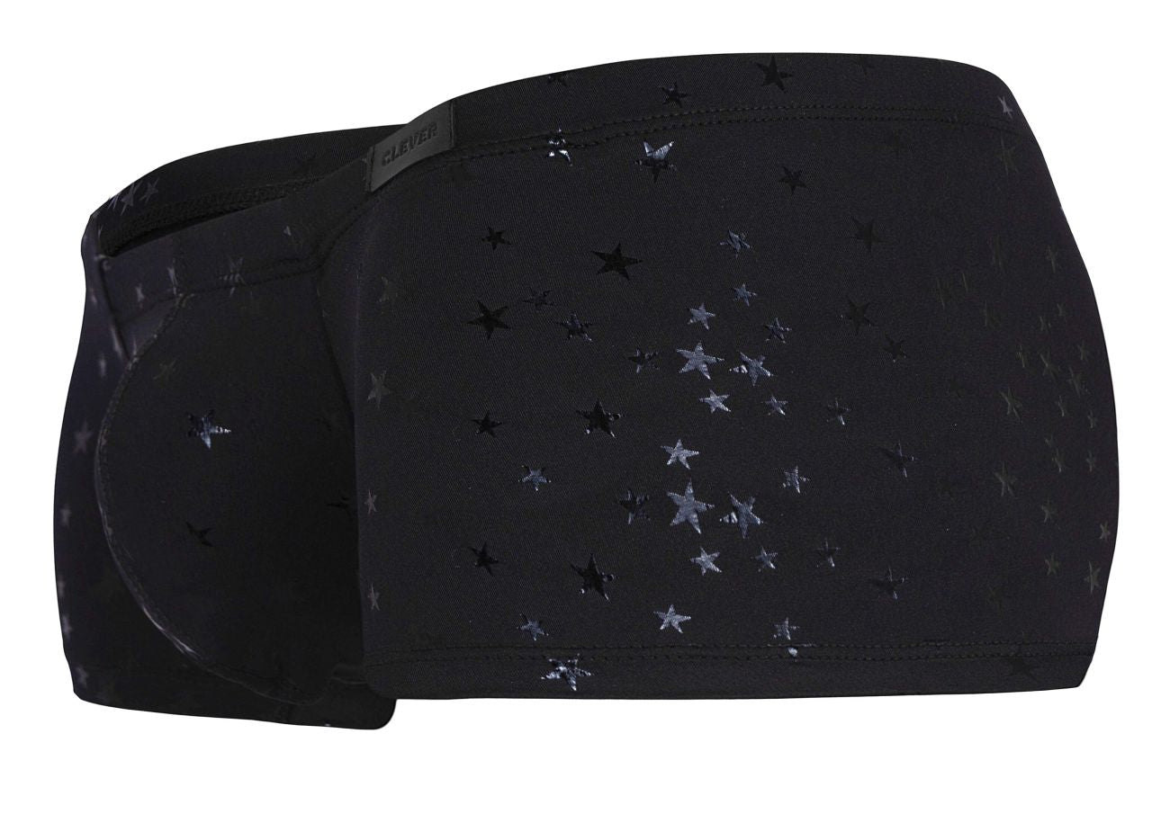 Clever 1632 Illusion Mens Stretch Trunks Black