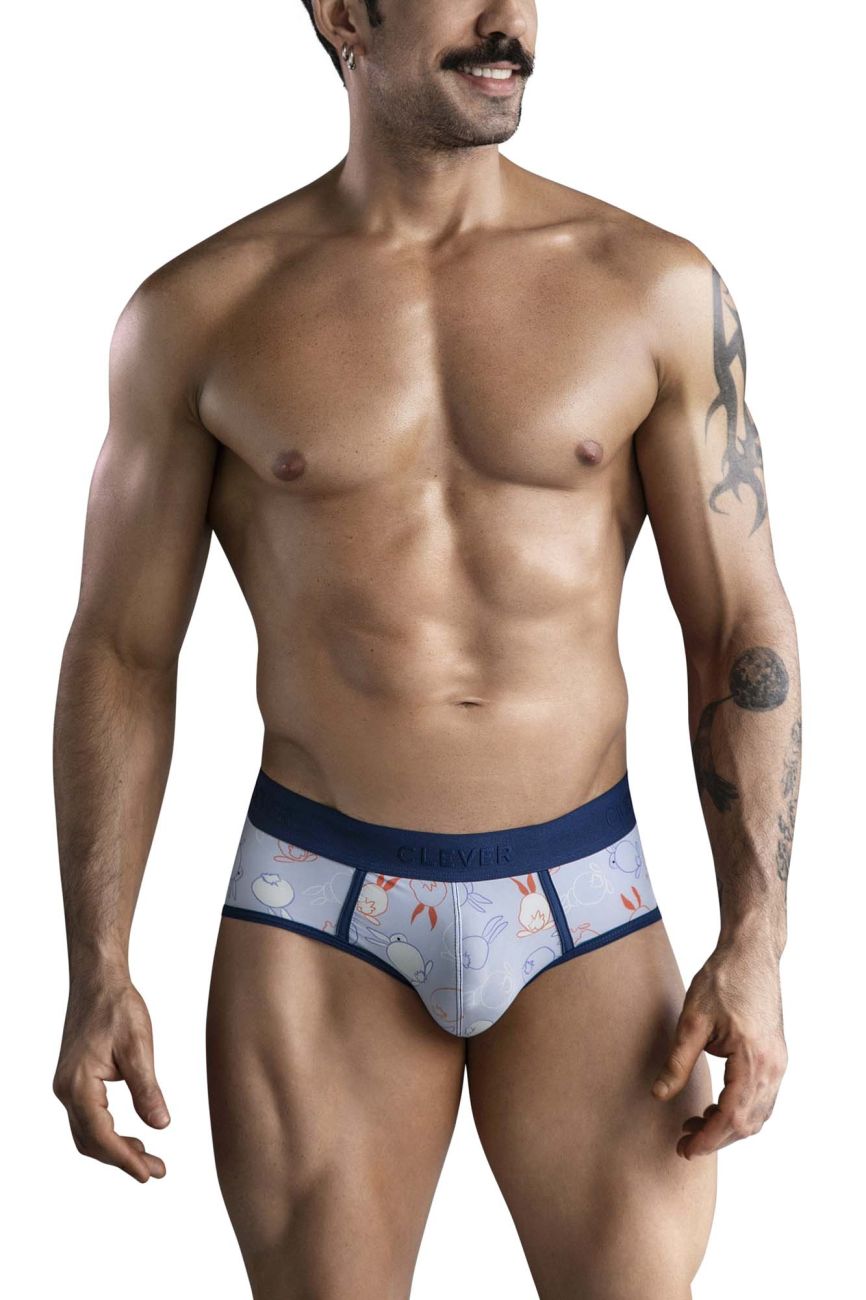 Clever 1724 Coney Briefs Blue