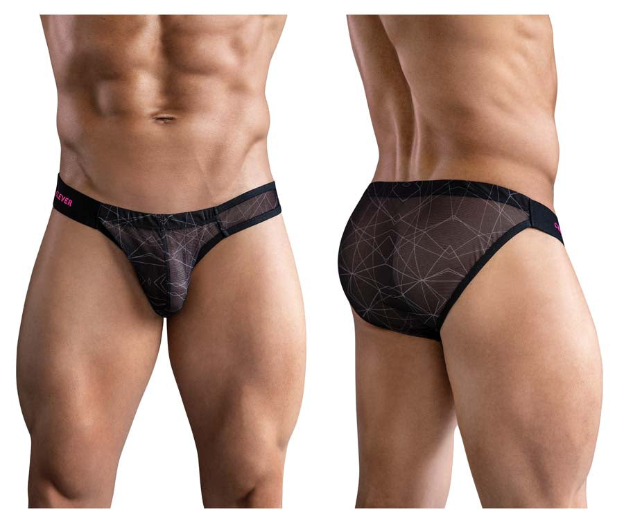 Clever 1747 Geometric Bikini Black