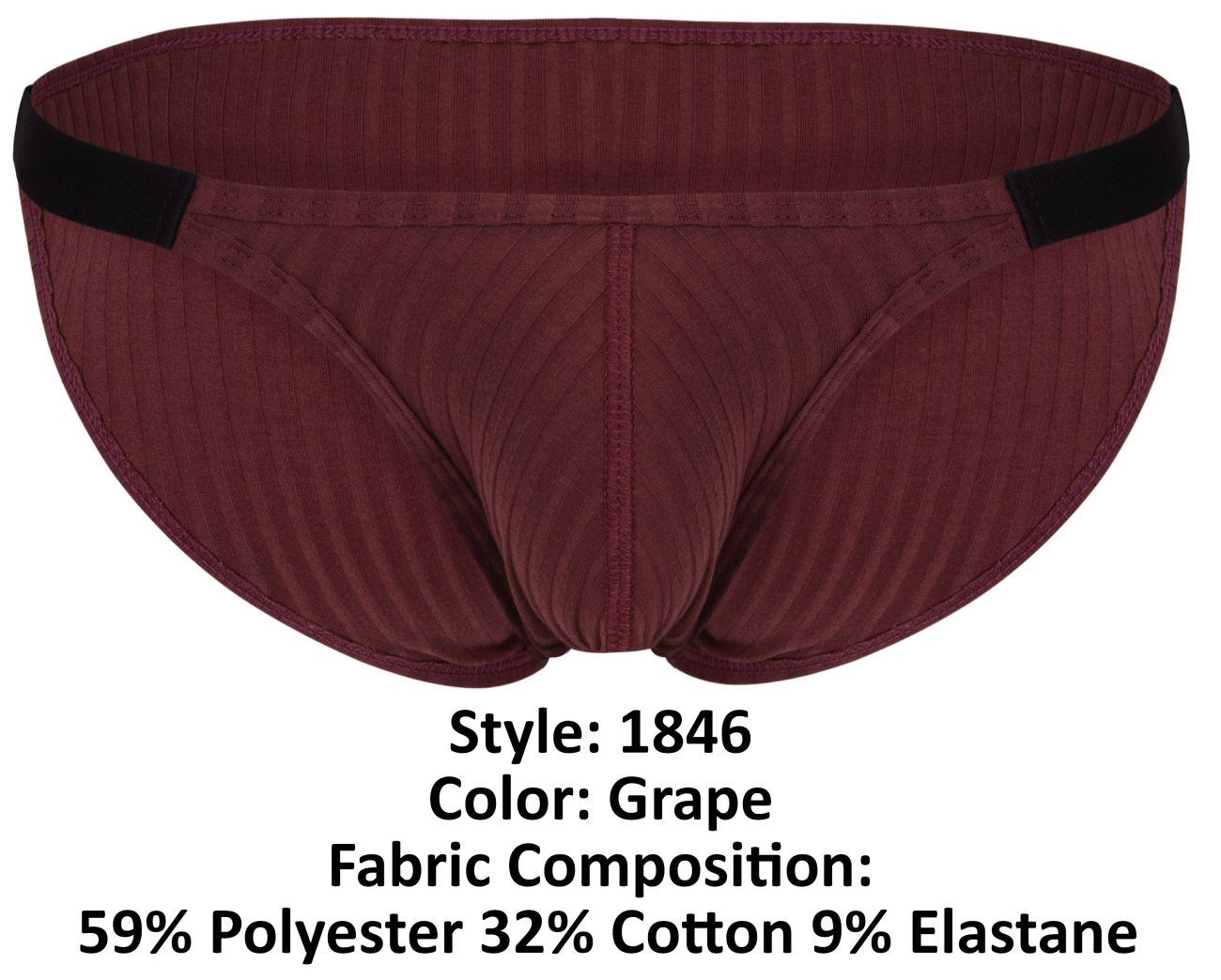 Clever 1846 Mantra Mens Daring Enhanced Bikini Grape