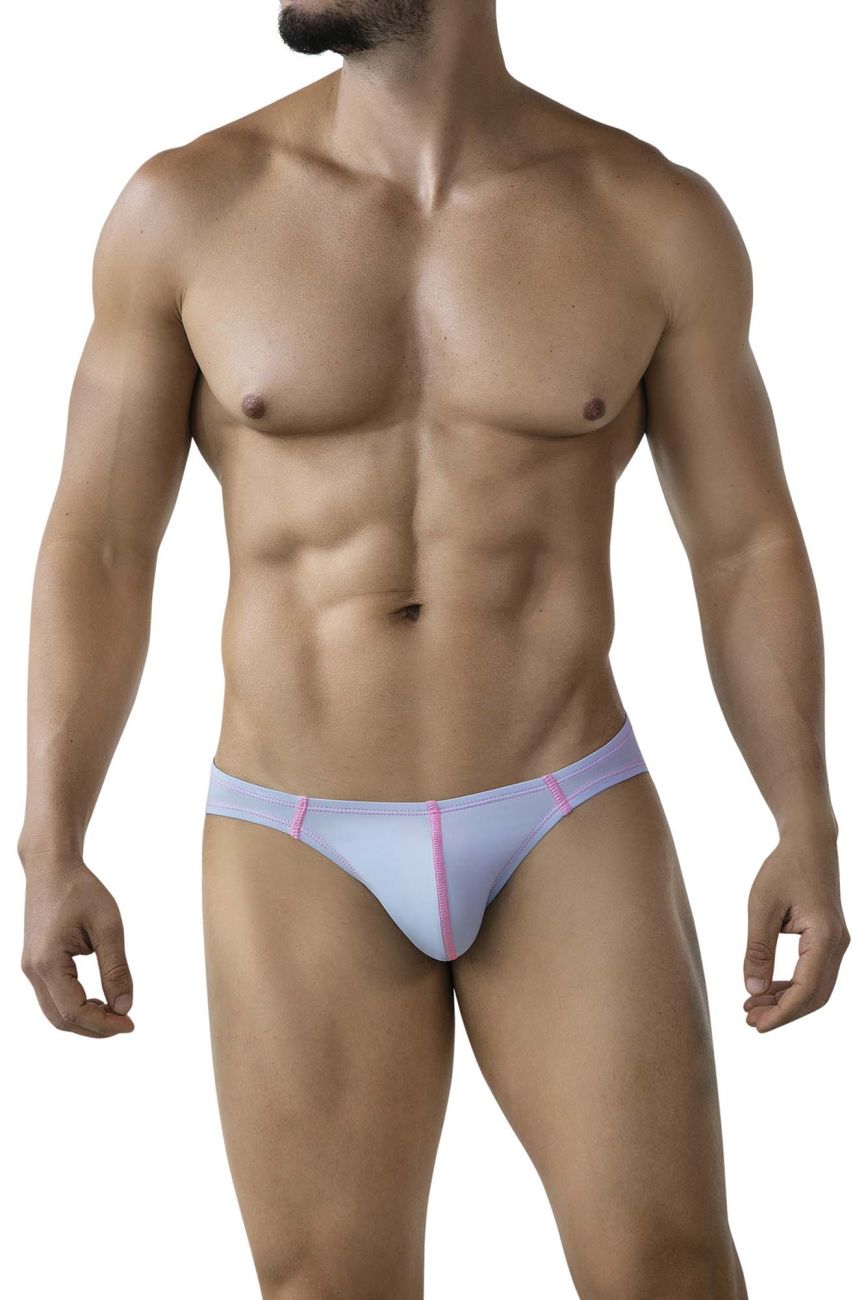 Clever 2005 Raices Mens Sleek Minimal Cut Briefs Light Blue