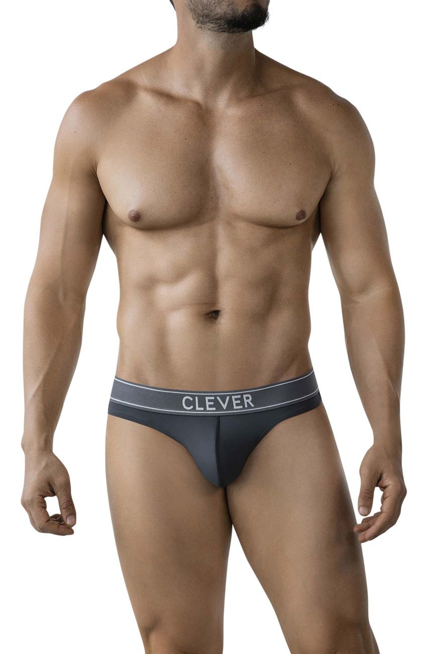 Clever 2008 Raw Mens Sleek Form Fitting Thong Dark Gray