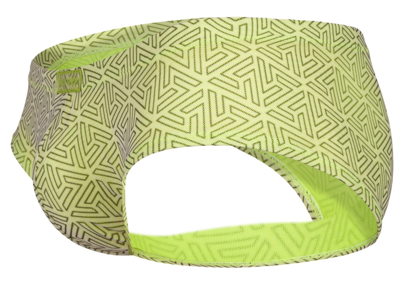 Clever 2017 Mens Stretchy Neon Briefs Green
