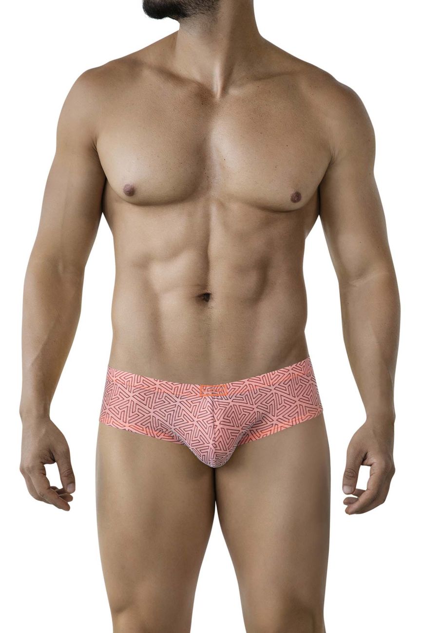 Clever 2017 Mens Stretchy Neon Briefs Orange