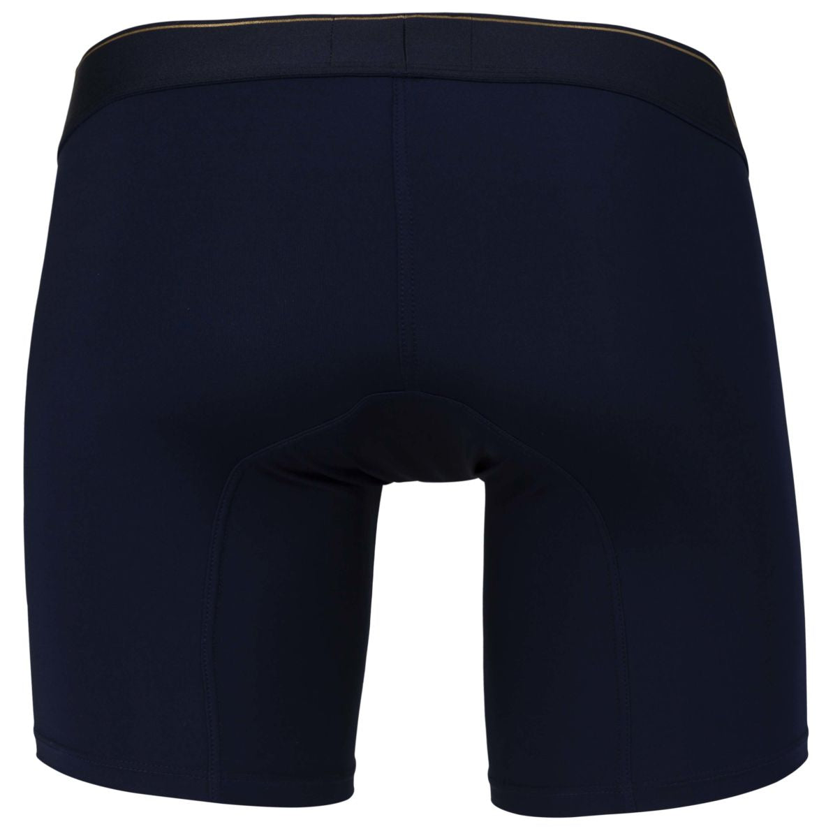 Clever 2027 Valladolid Mens Sleek Long Leg Boxer Briefs Dark Blue