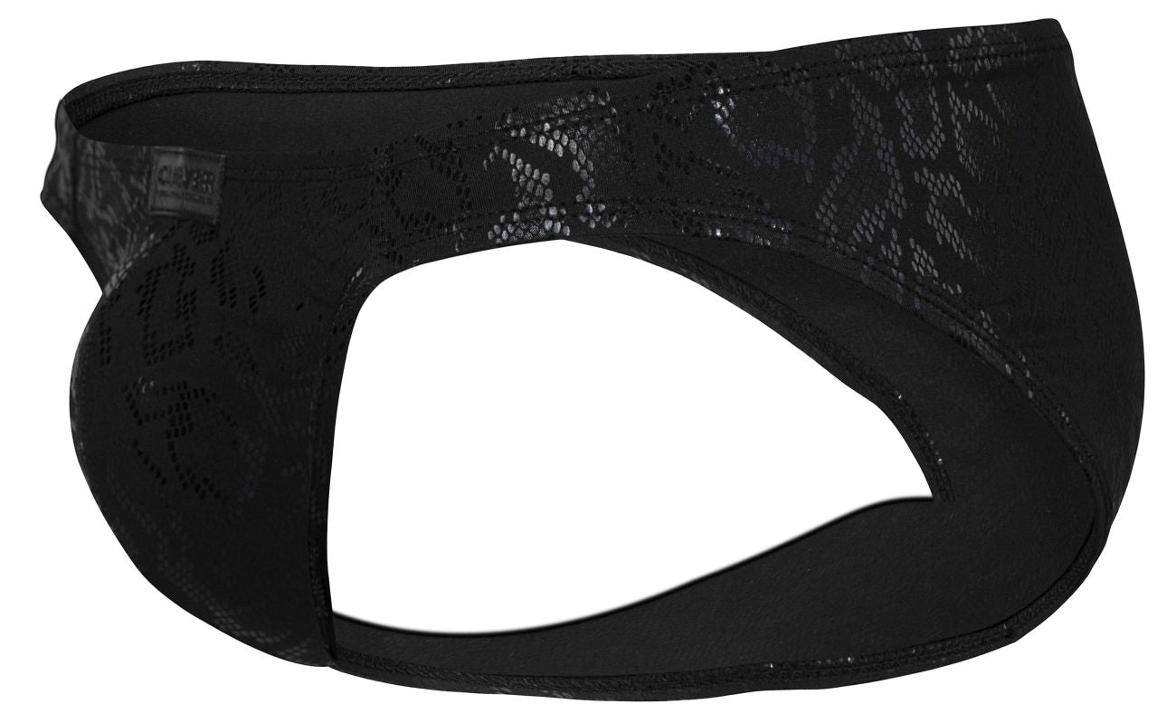 Clever 2040 Mens Luxe Bikini Briefs Black