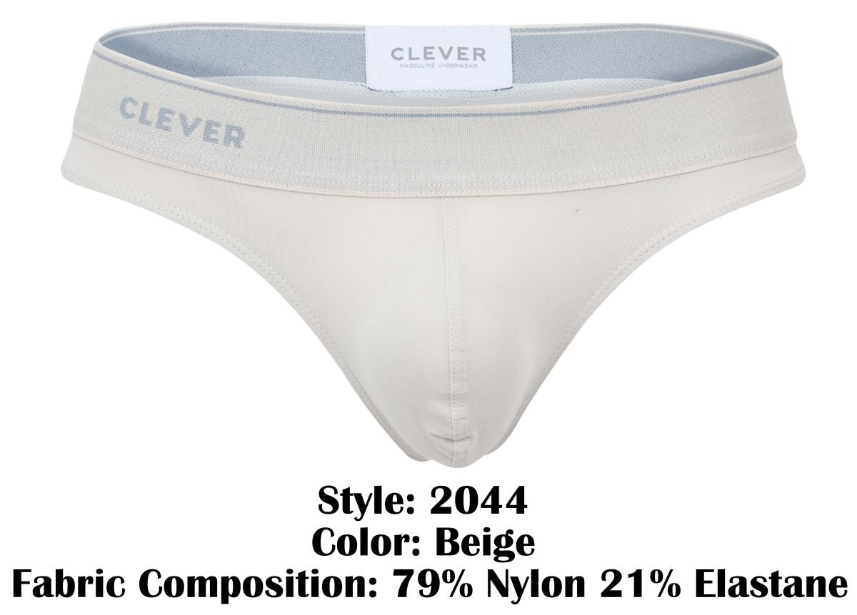 Clever 2044 Mendoza Mens Supportive & Sexy Thongs Beige