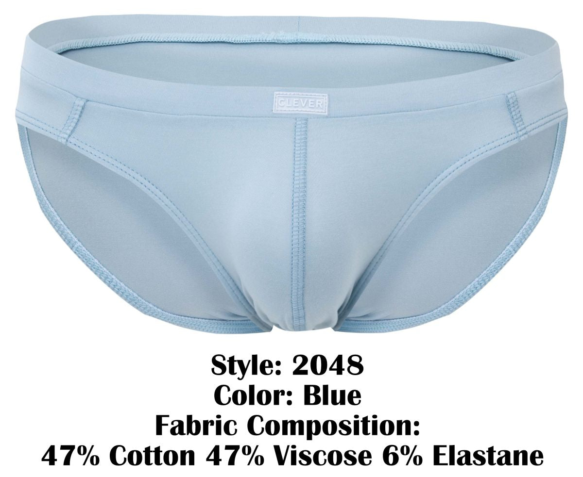 Clever 2048 Cordoba Mens Everyday Sleek Briefs Blue