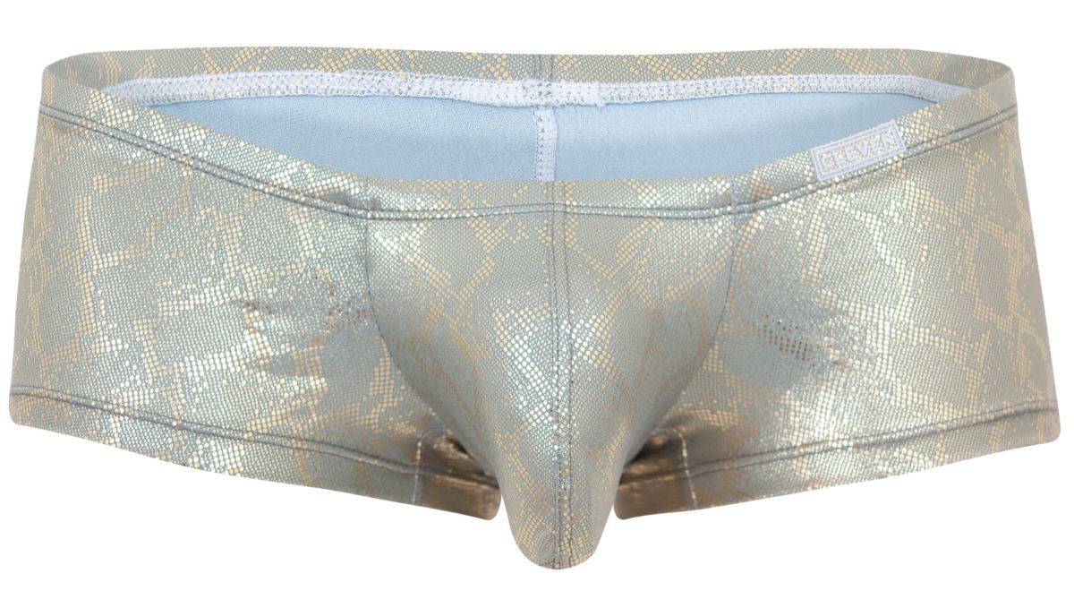 Clever 2061 Mens Diamond Metallic Trunks Gold