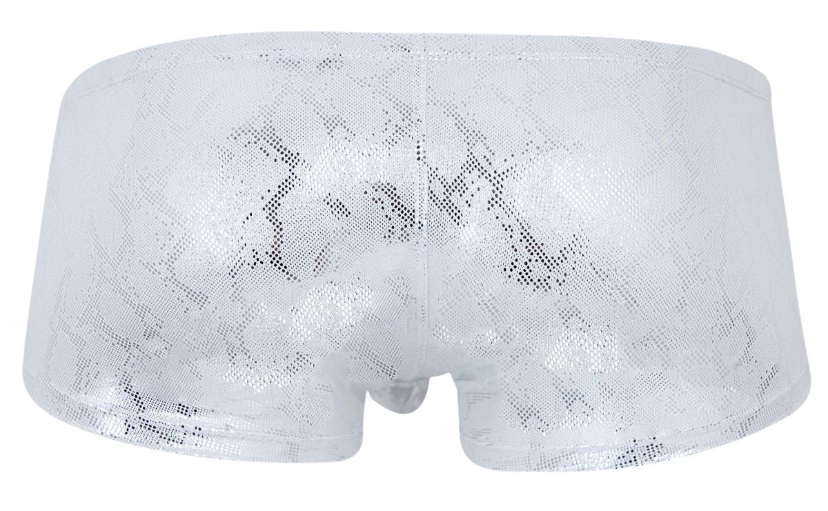 Clever 2061 Mens Diamond Metallic Trunks Silver