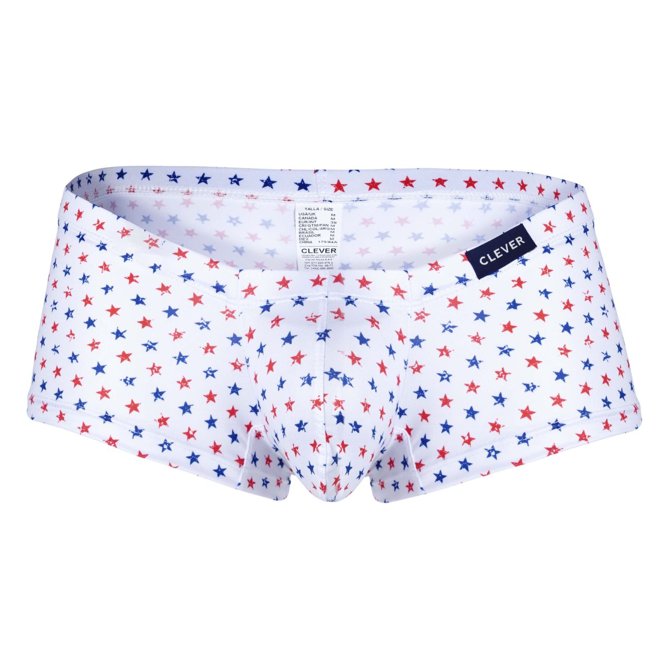 Clever 3 PK 229949 Australian Latin Trunks Red-Blue-White