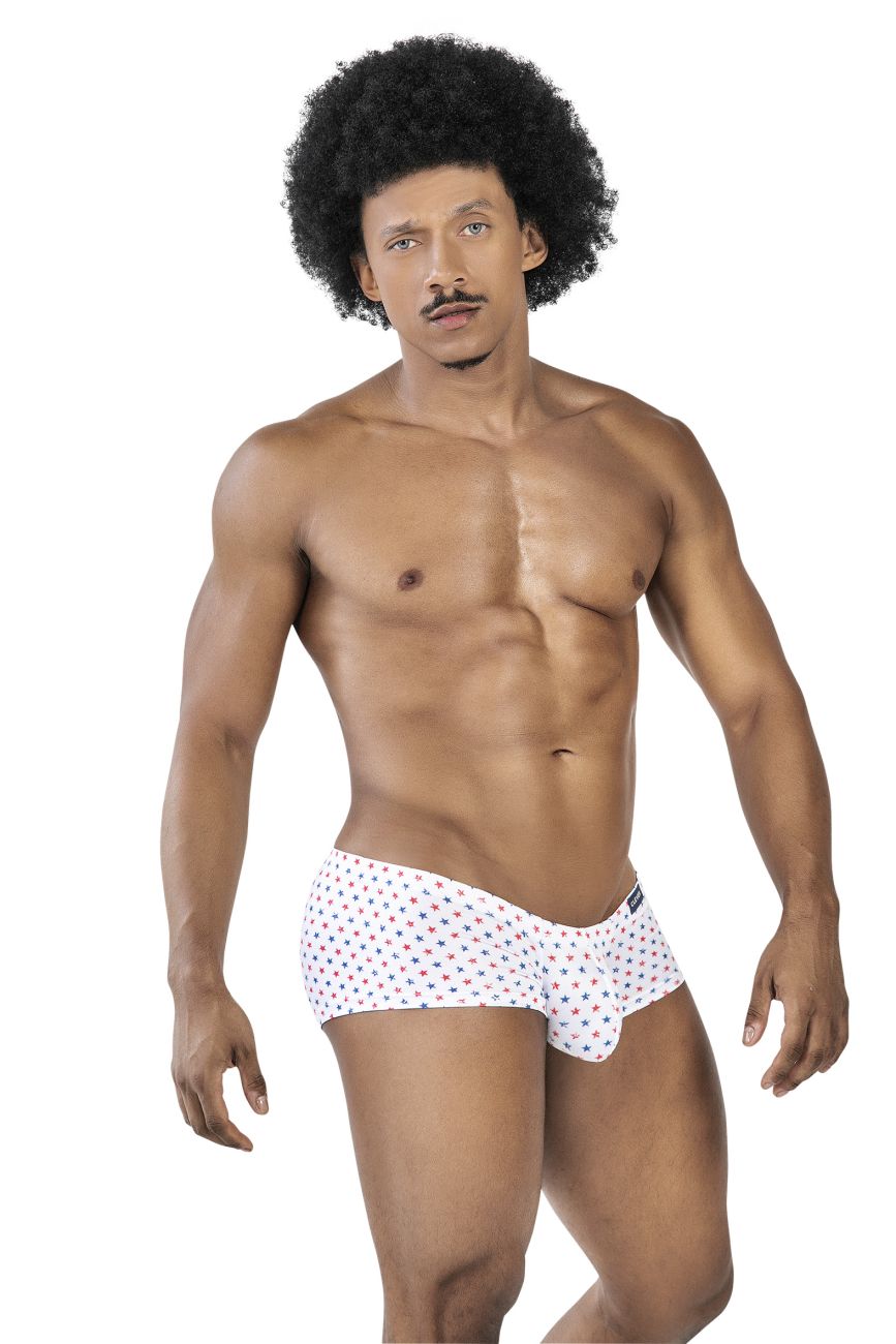 Clever 3 PK 229949 Australian Latin Trunks Red-Blue-White