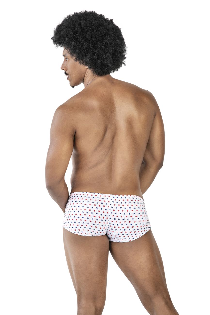 Clever 3 PK 229949 Australian Latin Trunks Red-Blue-White