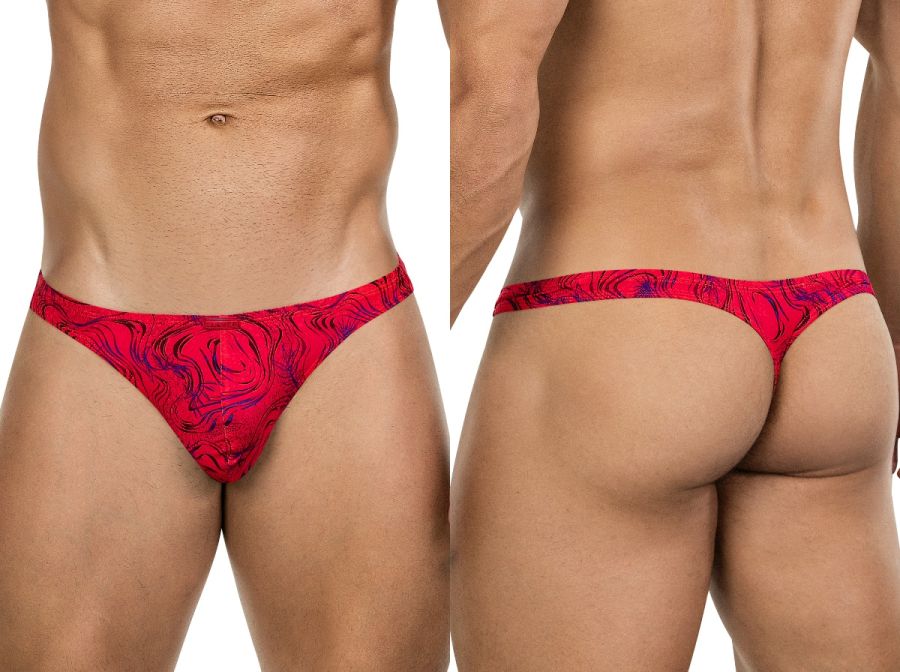26030 Helion Male Daily Essentials Perfect Balance Thongs Red