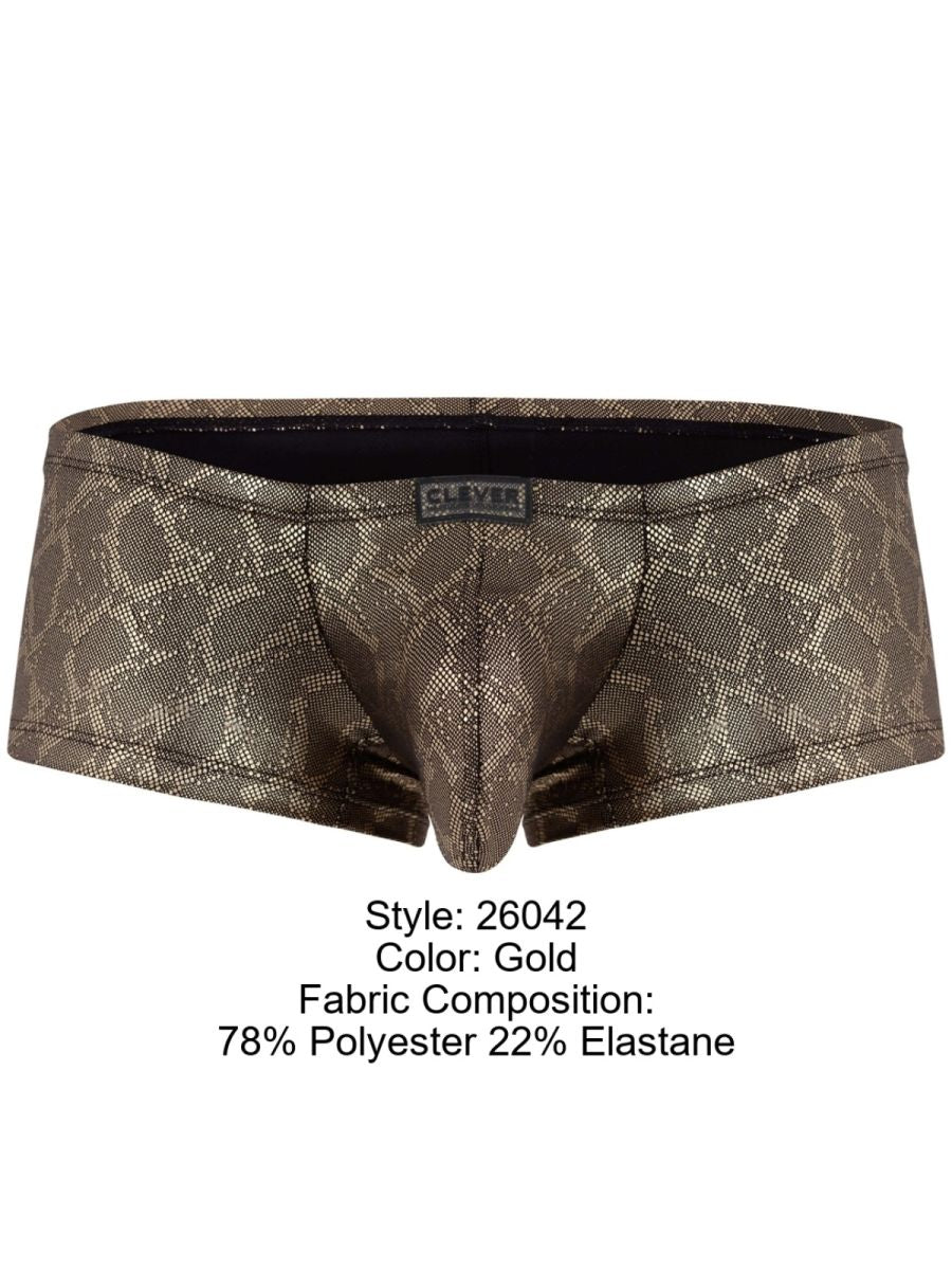 26042 Atlas Male Premium Underwear Piece Trunks Gold
