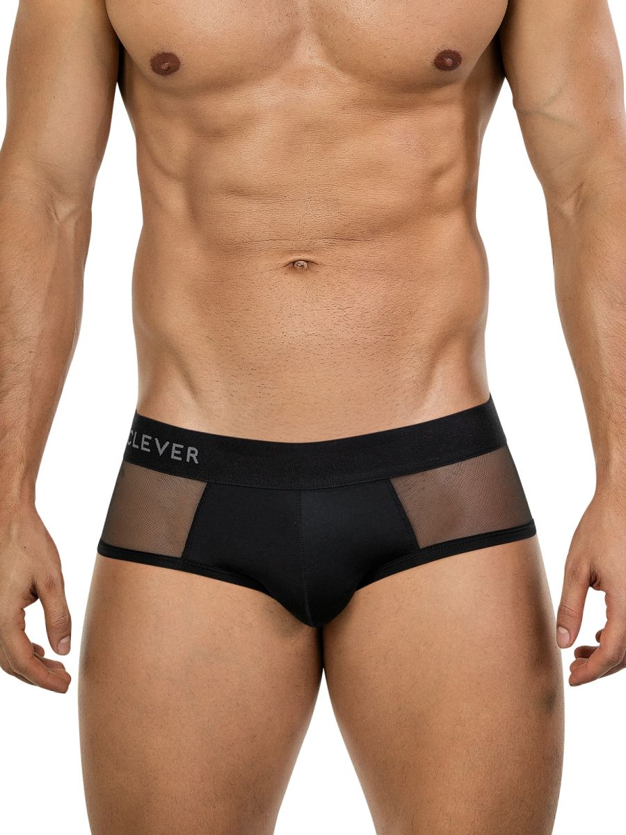 26059 Tanatos Male Sophisticated Essentials Briefs Black