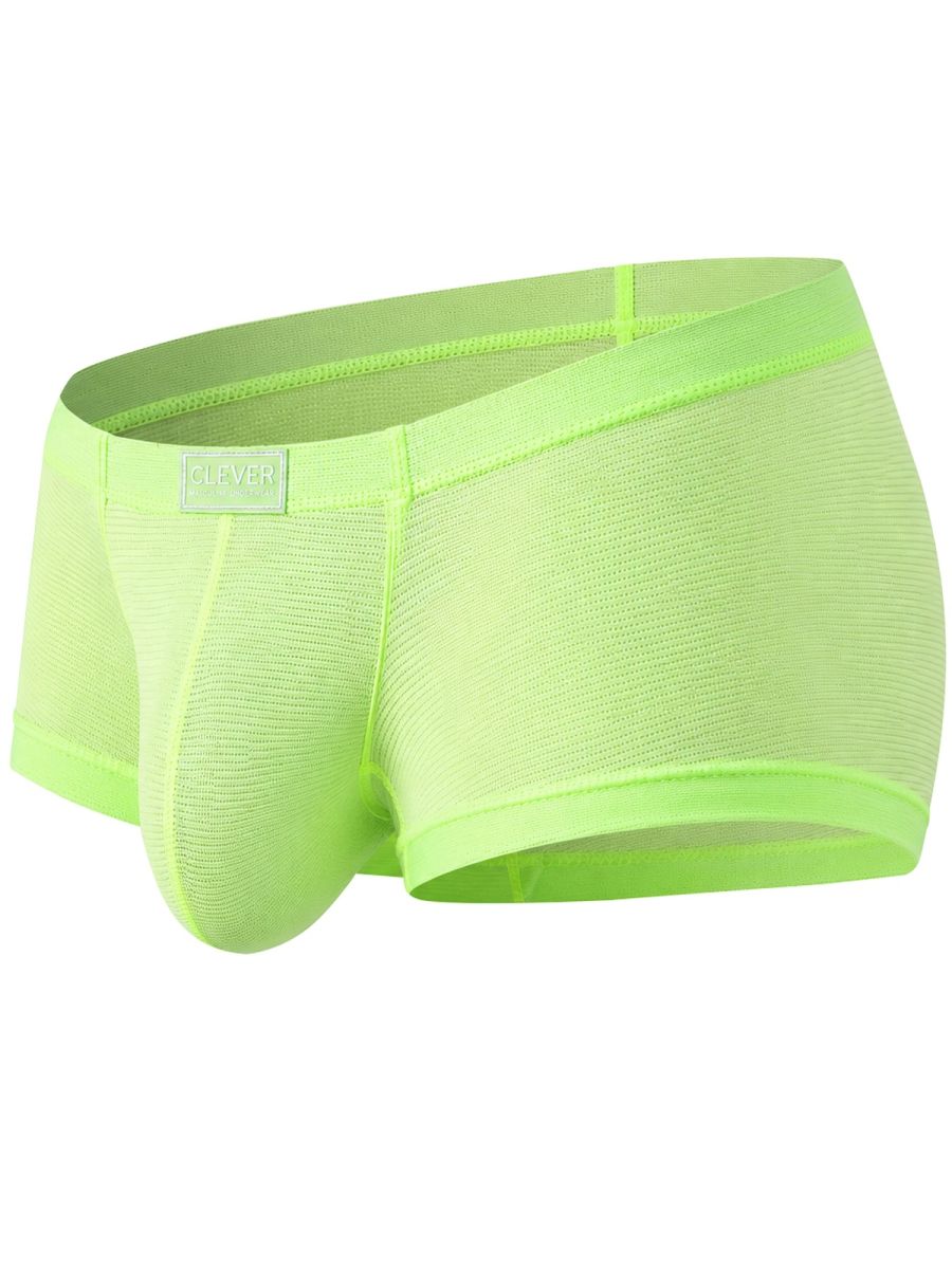 Clever 26176 Cronos Mens Daily Essentials Collection Trunks Neon Green