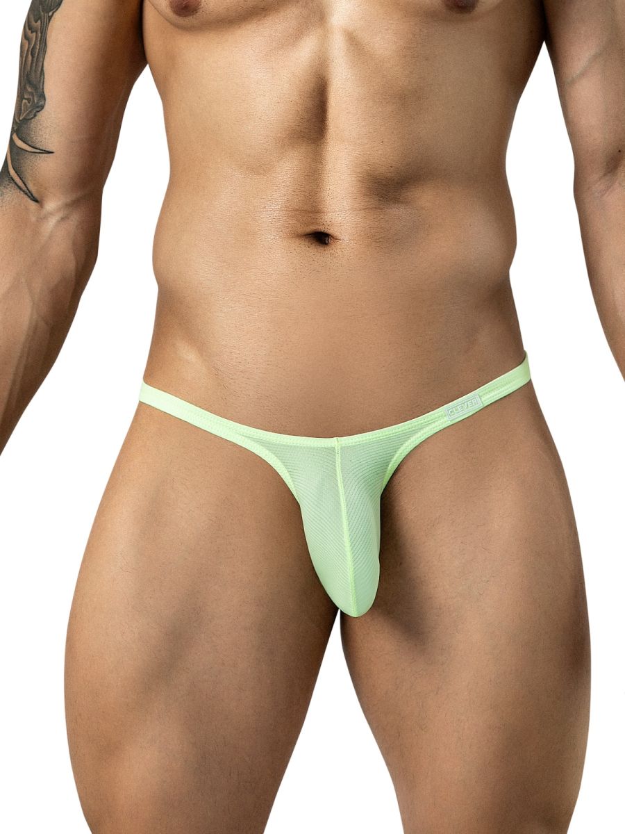 Clever 26179 Cronos Mens Daily Essentials Collection Briefs Neon Green