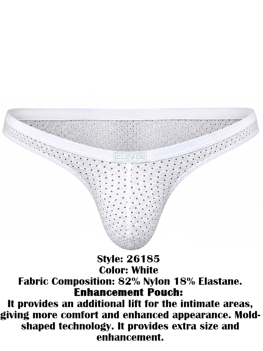 Clever 26185 Ulises Mens Ultimate Modern Style Briefs White