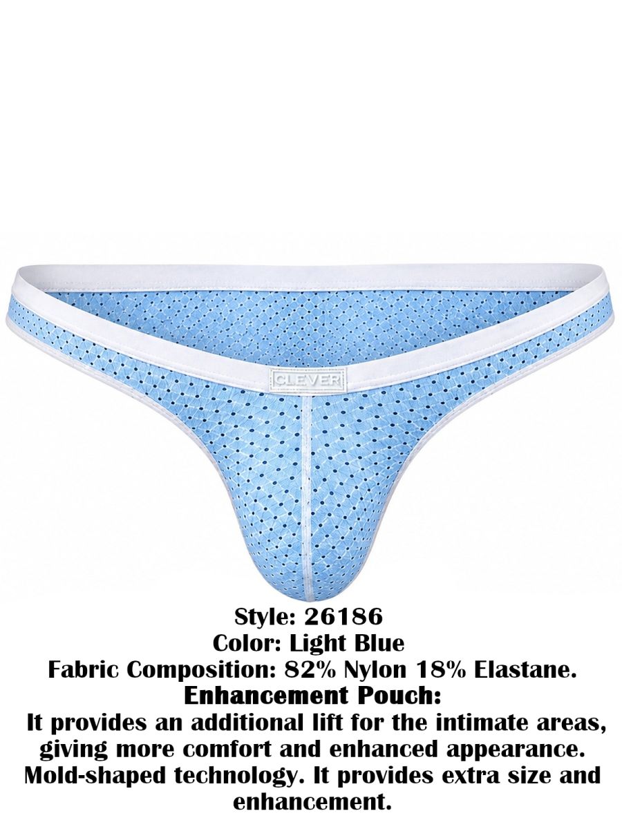 Clever 26186 Ulises Mens Ultimate Modern Style Briefs Light Blue