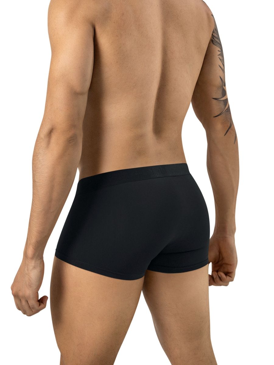 Clever 26208 Mompox Mens Sleek Body Defining Trunks Black