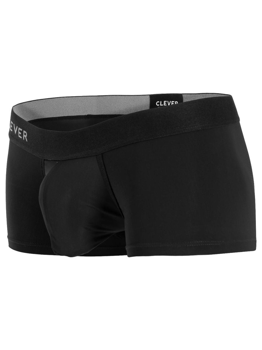 Clever 26208 Mompox Mens Sleek Body Defining Trunks Black