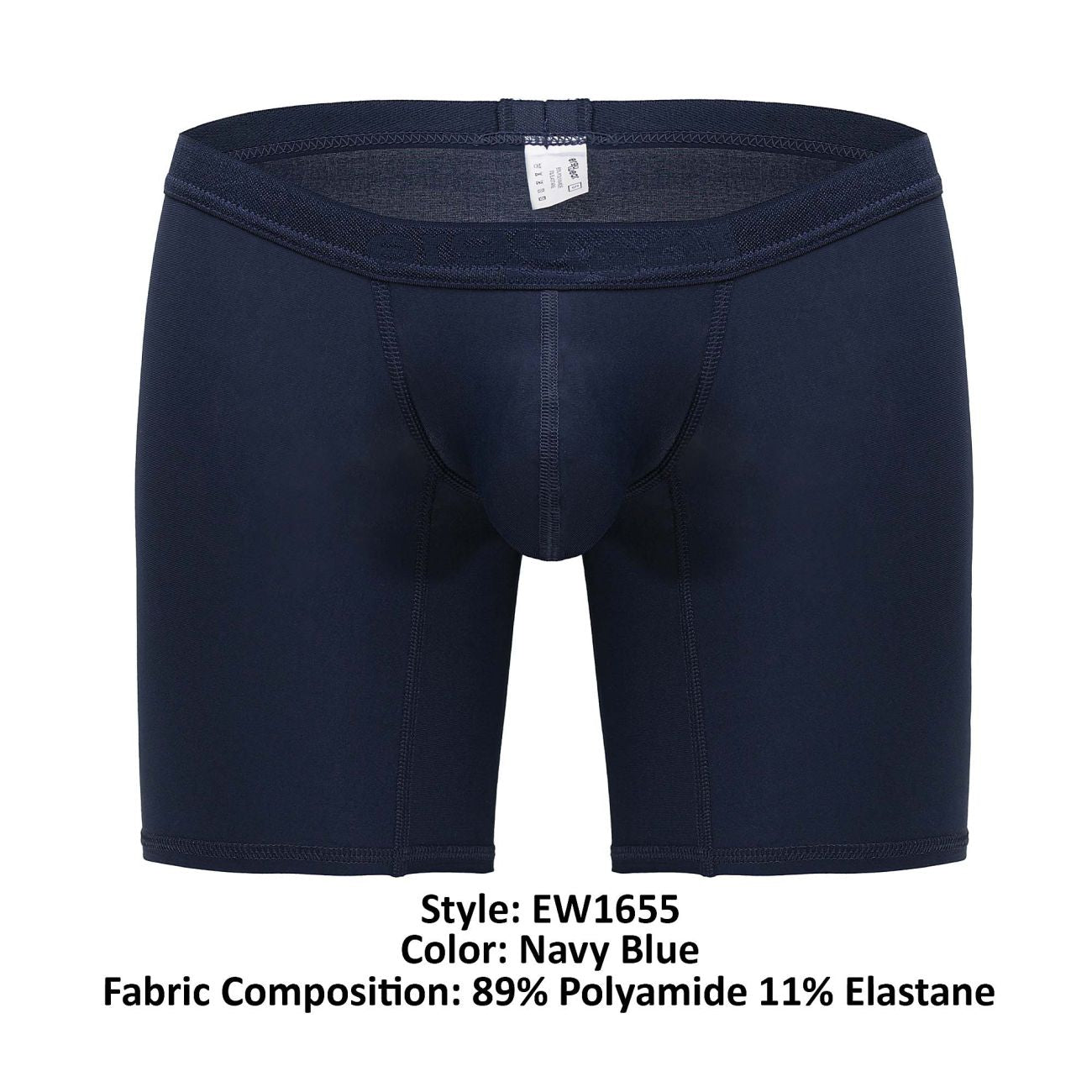 ErgoWear EW1655 SLK Boxer Briefs Navy Blue