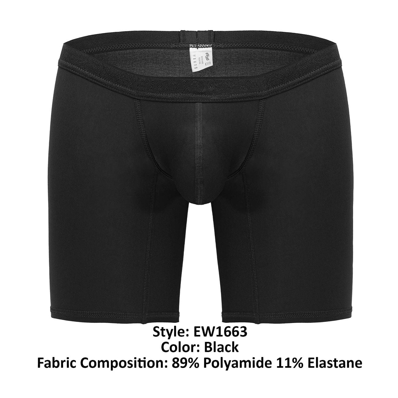 ErgoWear EW1663 SLK Boxer Briefs Black