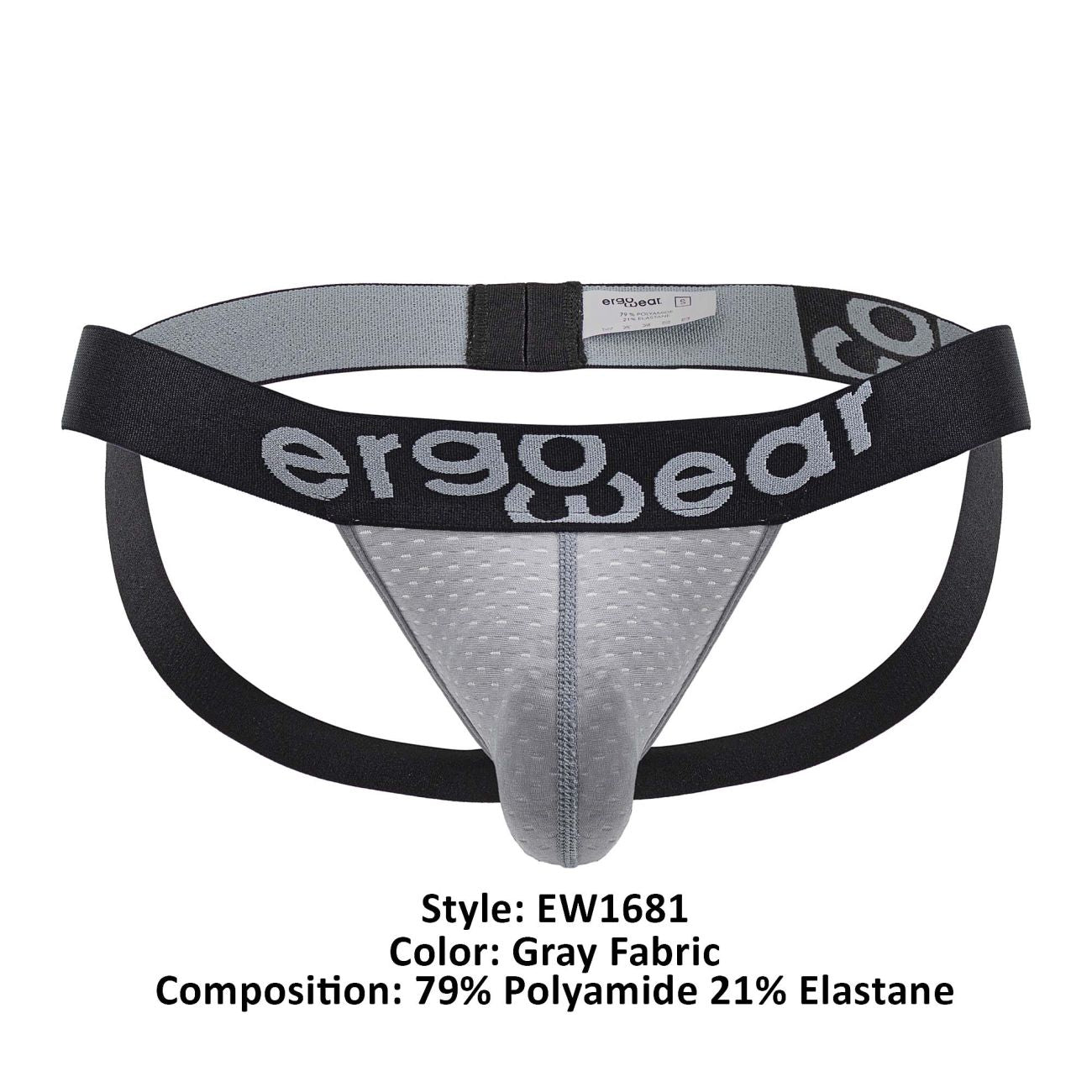 ErgoWear EW1681 MAX FLOW Jockstrap Gray