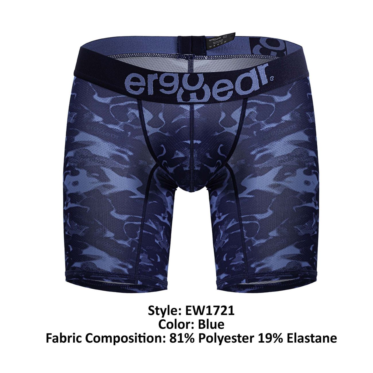 ErgoWear EW1721 MAX SE CAMO Boxer Briefs Blue